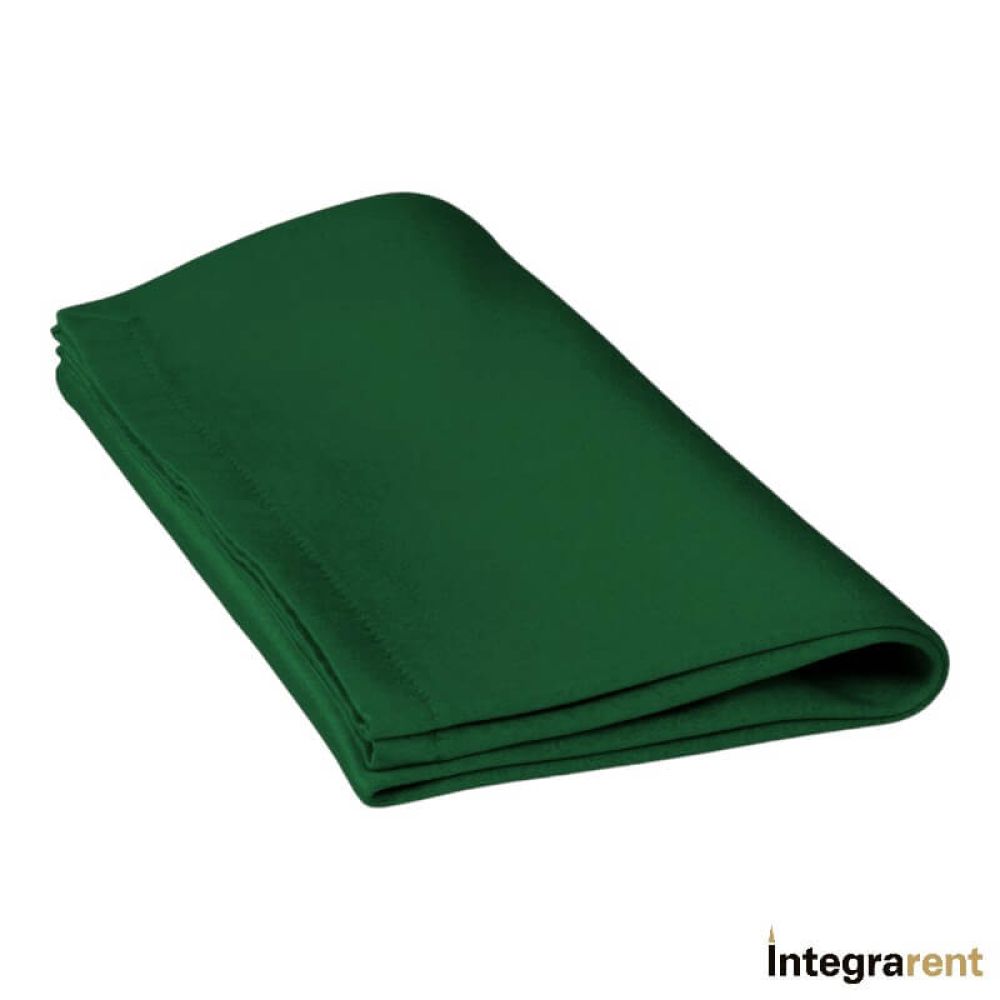 Noleggio Tovaglia Raso/Cotone cm.50x50 Verde Bosco