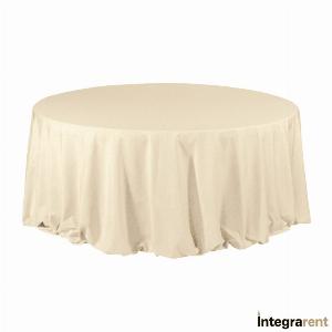 Noleggio Tovaglia Lino cm.270x270 - Champagne