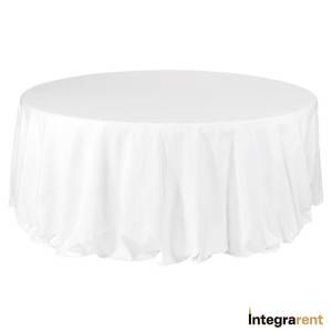 Noleggio tovaglia cotone Ø cm.330 bianco per Catering