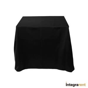 Noleggio tovaglia raso/cotone cm.210x210 - nero per Catering